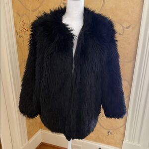 H&M Black Teddy Jacket